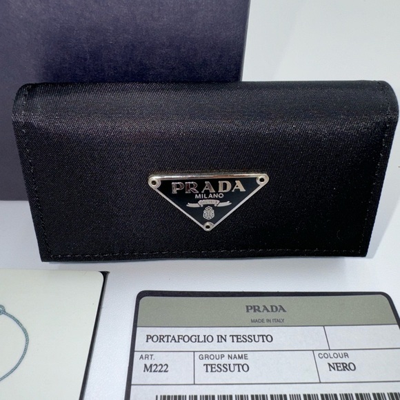 Prada Nylon 6 Key Case Holder Black - Picture 1 of 8